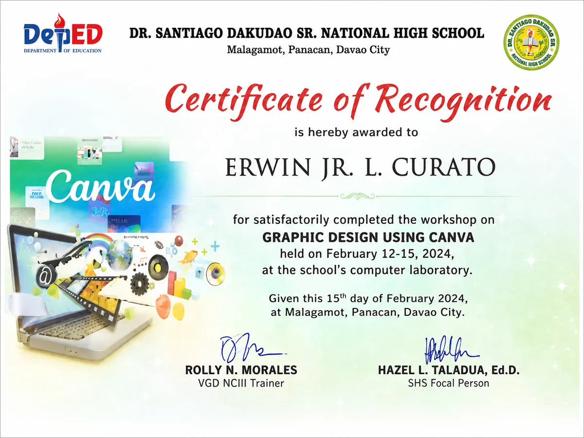 Canva Workshop credential preview