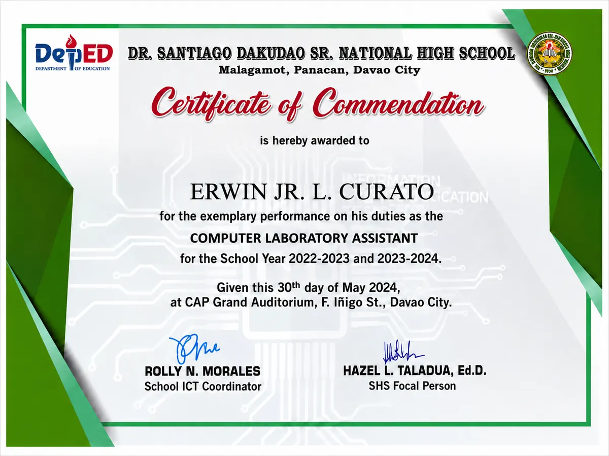 ICT-CSS Student Assistant credential preview